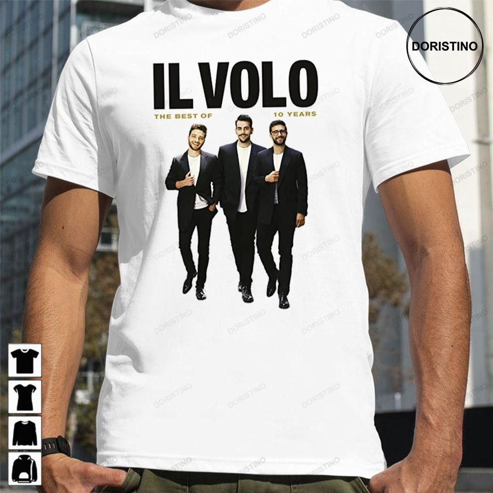 The Best Of 10 Years Il Volo Limited Edition T-shirts